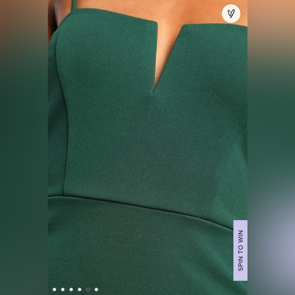 Lulu’s Green Mermaid Maxi Dress - Picture 3 of 5